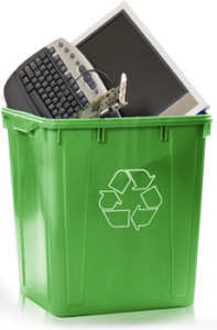 bin-green-ewaste - E waste and Computer Recycling